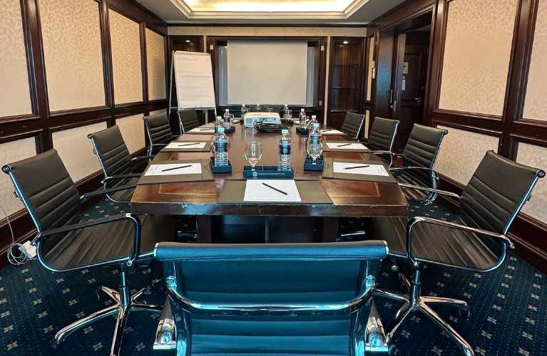 Hotel meeting room with projector in KL